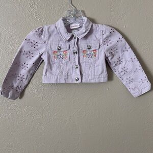 Little Lass Girls Lavender Purple Jacket 4T